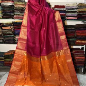 Maheshwari Scott Zari Buti Saree